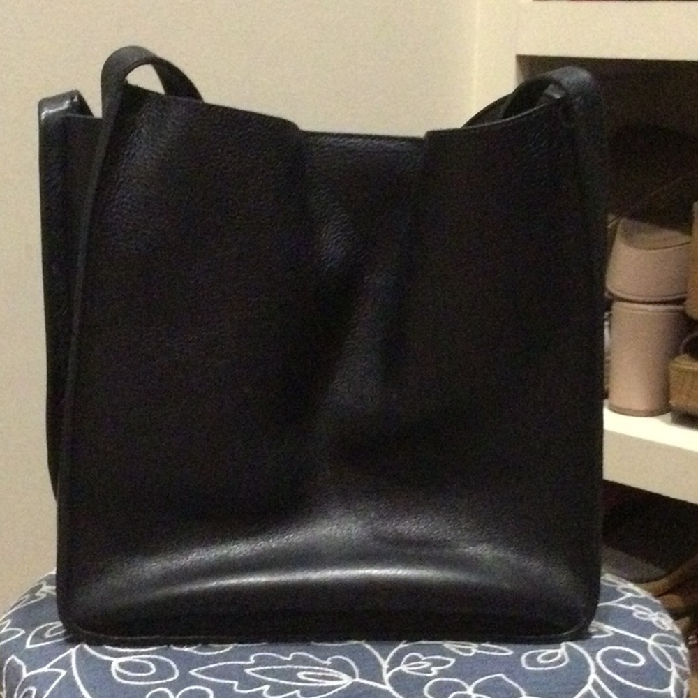 Madewell Dark Leather Shoulder Bag